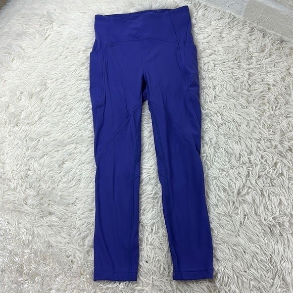 lululemon athletica Pants - Lululemon Lead The Pack Crop 23" Stony Grape